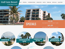 Tablet Screenshot of gulfgateresort.com